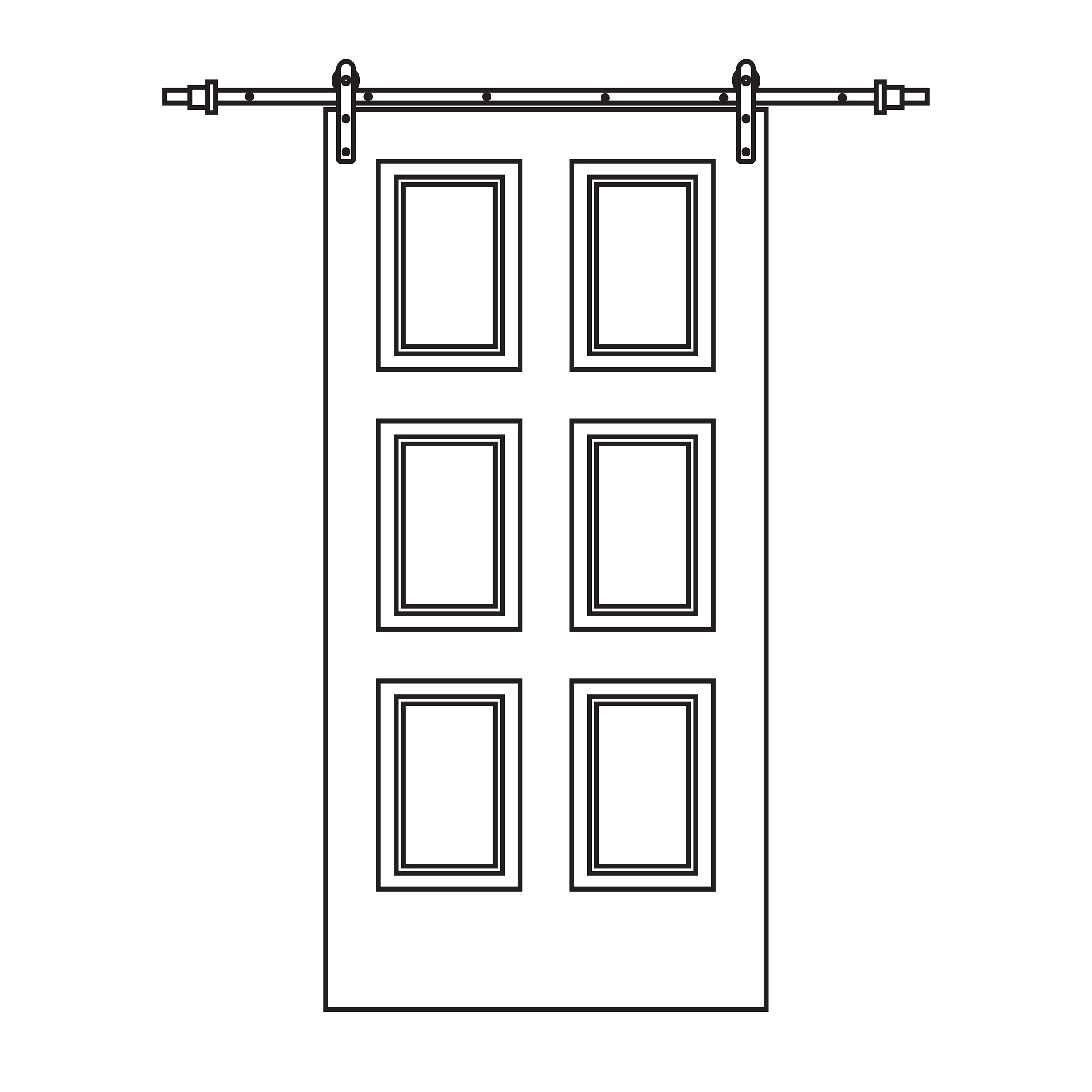 MLBR61BY Barn Door - Image 2