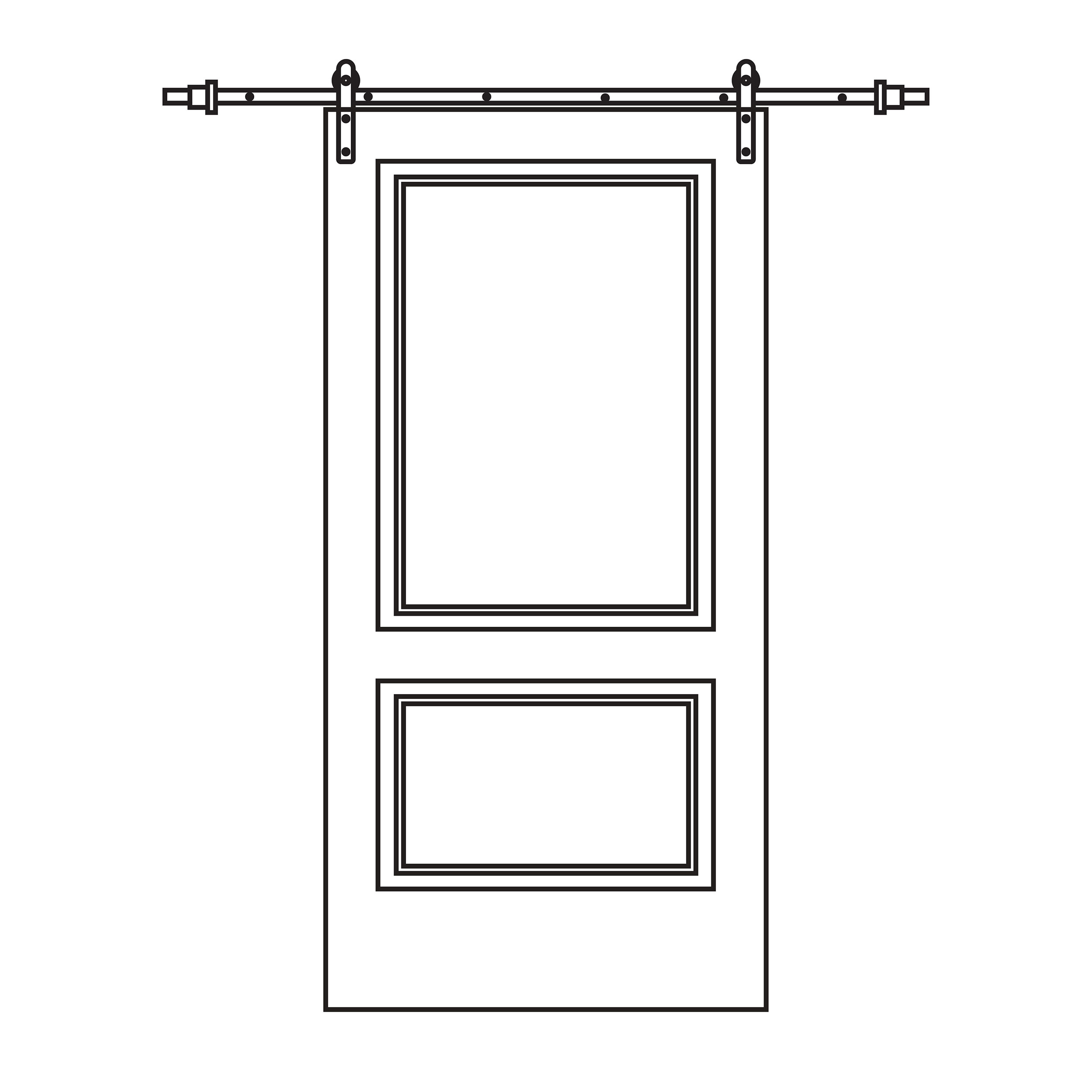 MLBR20BY Barn Door - Image 2