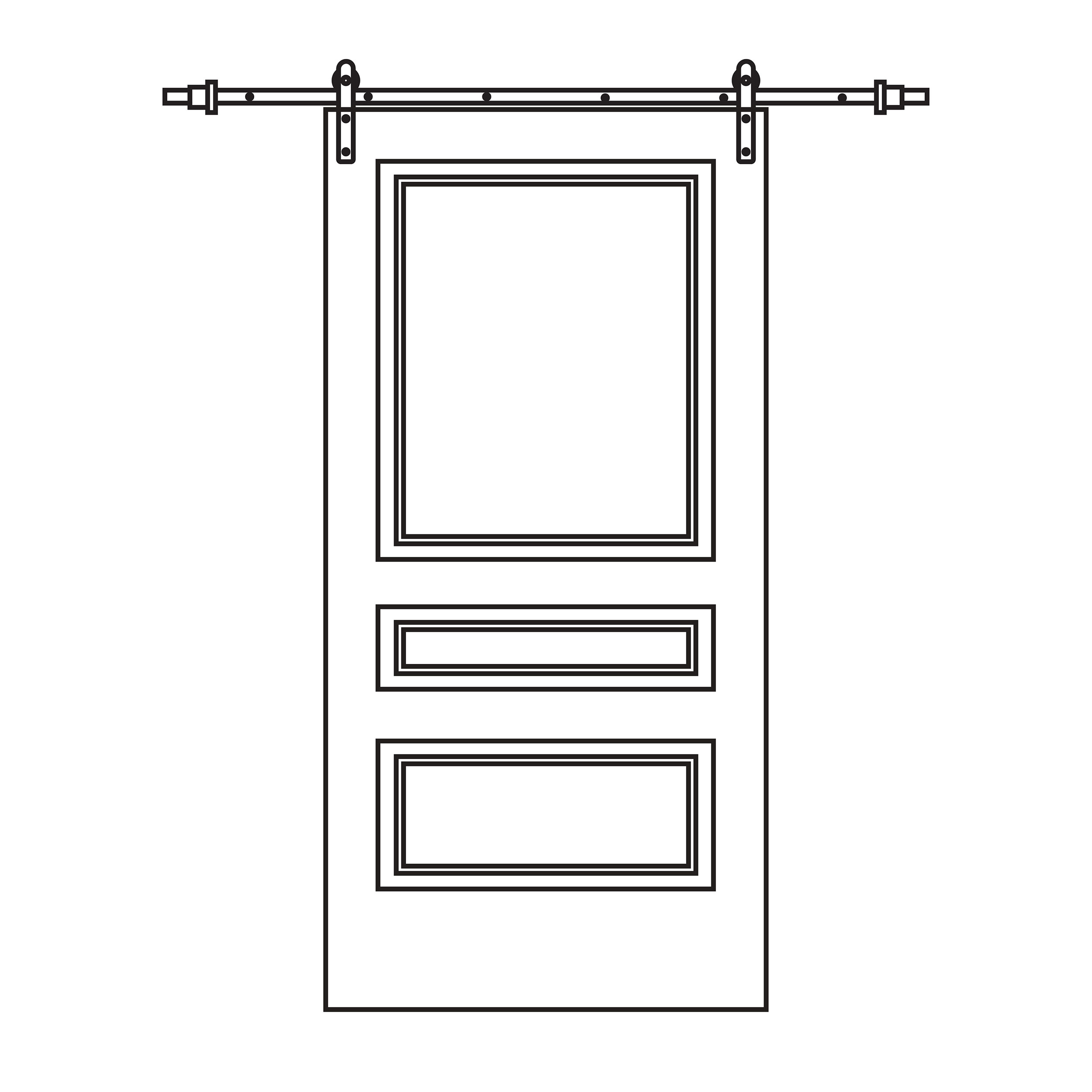 MLBR30BY Barn Door - Image 2